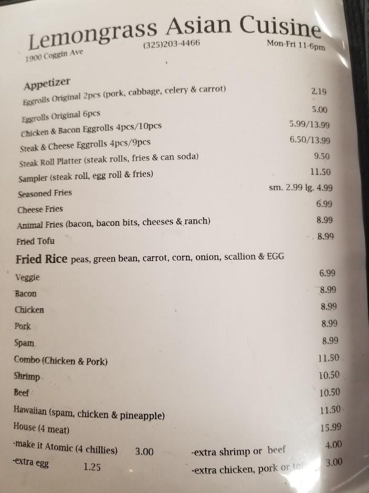 Lemongrass Asian Cuisine Brownwood Steak Rolls